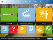 Tablet Screenshot of pensioenfondstno.nl